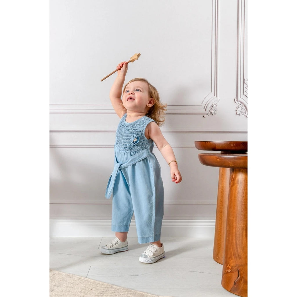 Serena Blue Jumpsuit