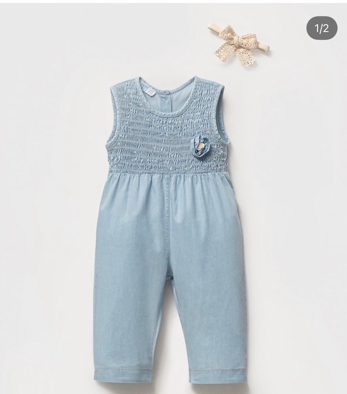 Serena Blue Jumpsuit